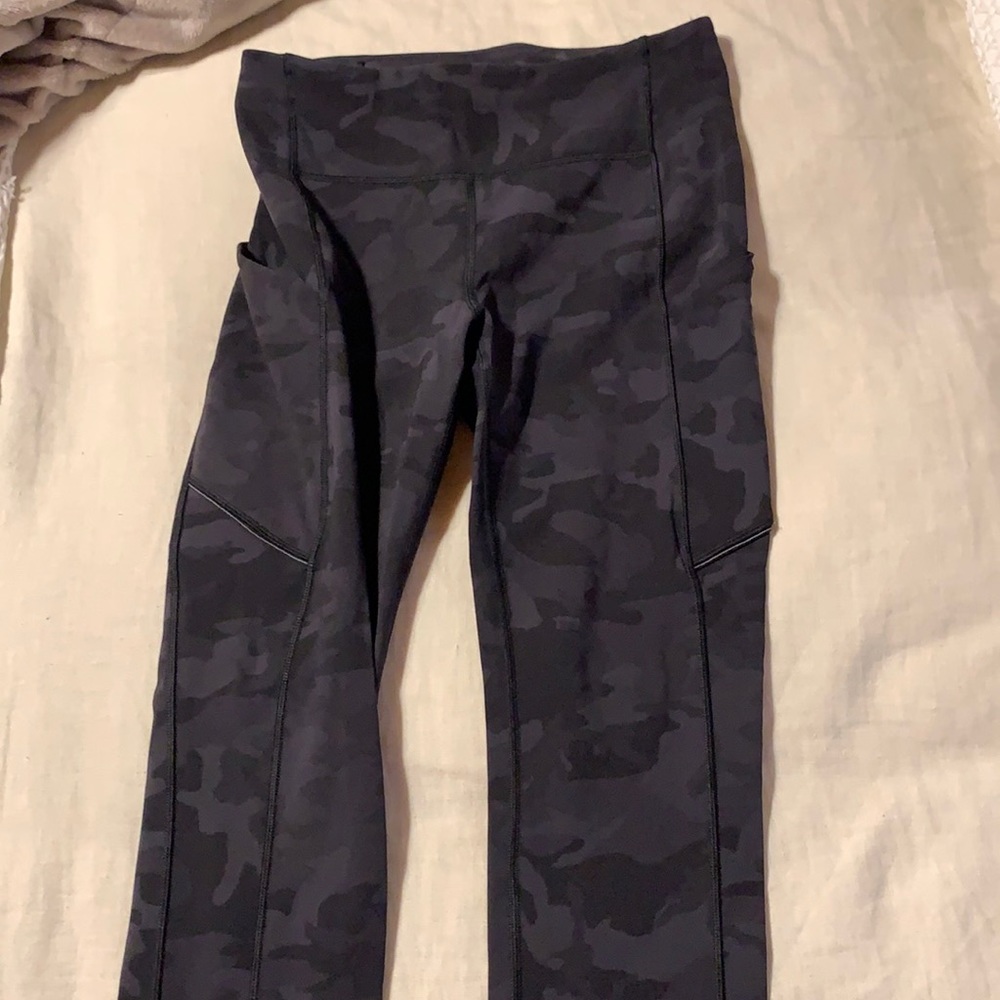 Black Camo Lululemon Leggings